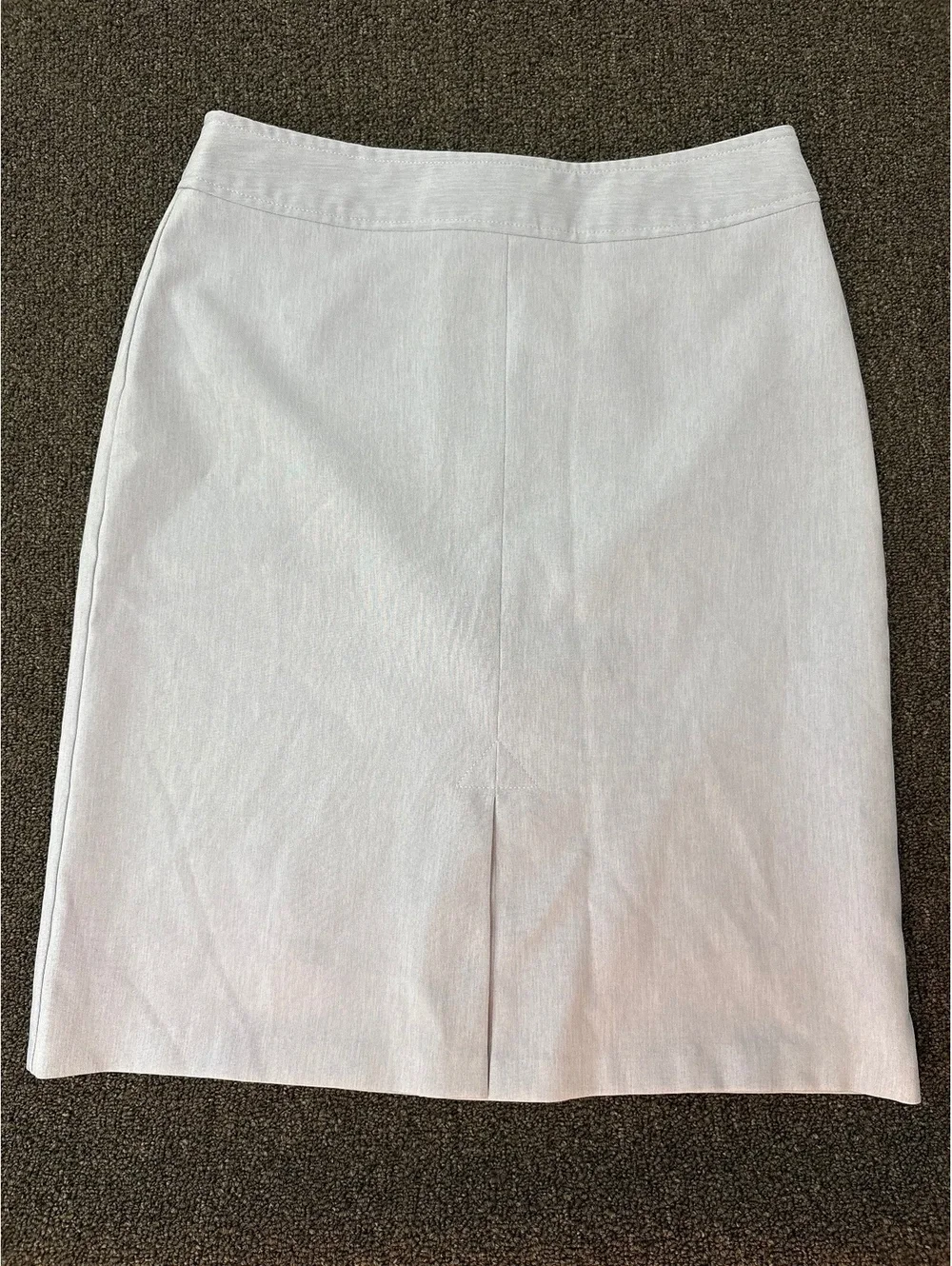 Vintage 90s Minimalist Midi Skirt Career Office Preppy Classic size 9